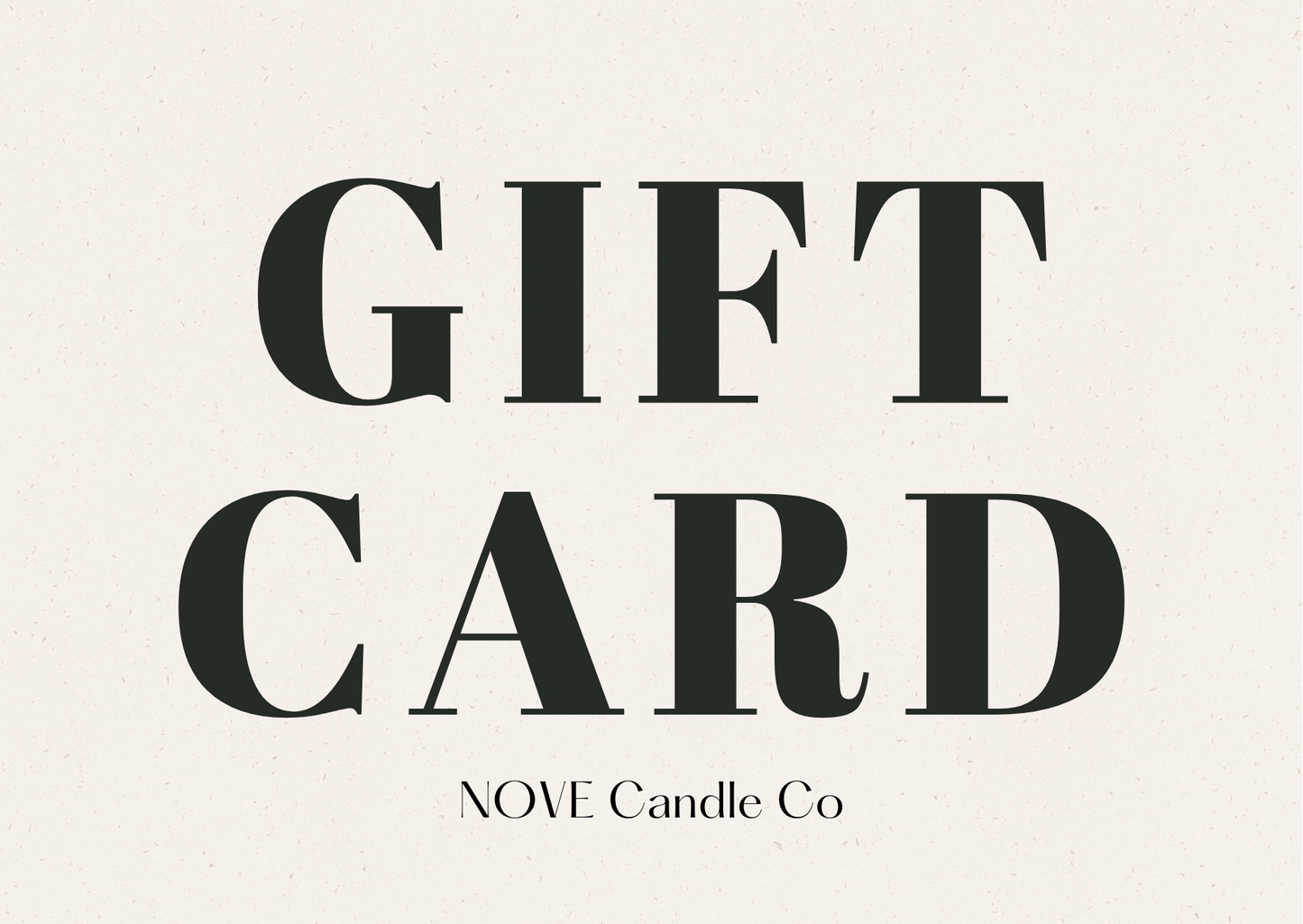 Nove Candle Co. Gift Card